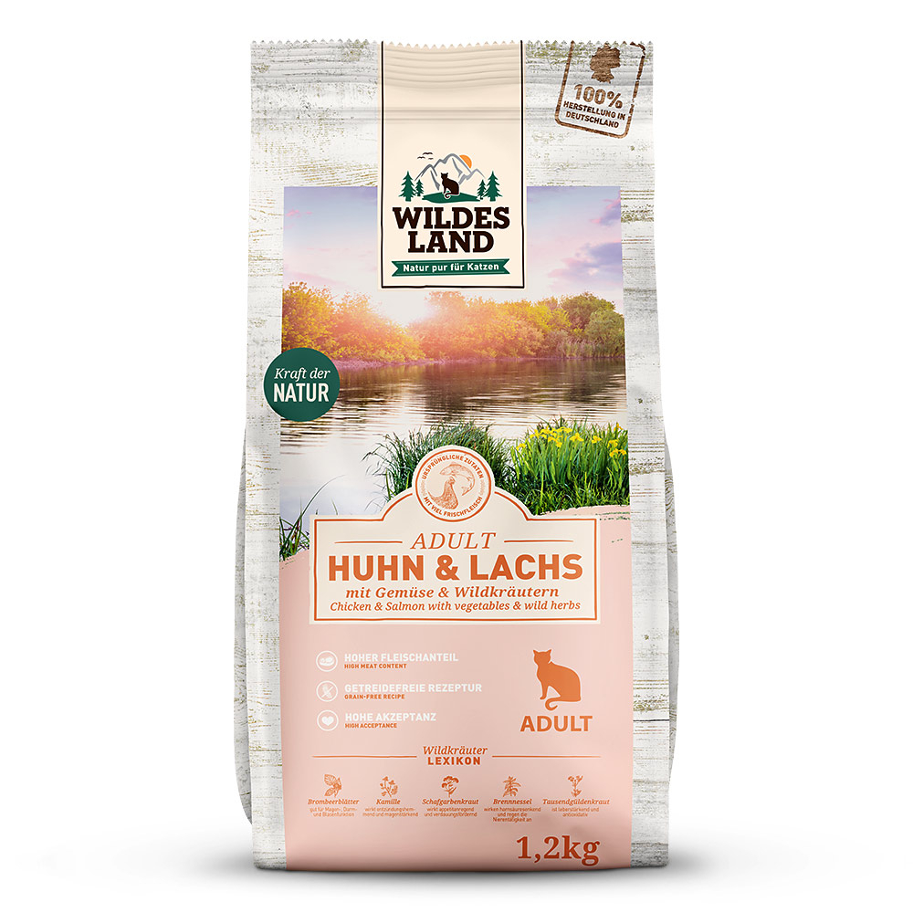 Wildes Land | Huhn und Lachs | Classic Adult | 4 x 1,2 kg Wildes Land | Huhn und Lachs | Classic Adult | 4 x 1,2 kg von Wildes Land