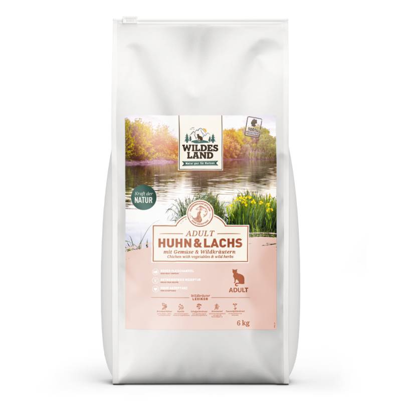 Wildes Land | Huhn und Lachs | Classic Adult | 6 kg von Wildes Land