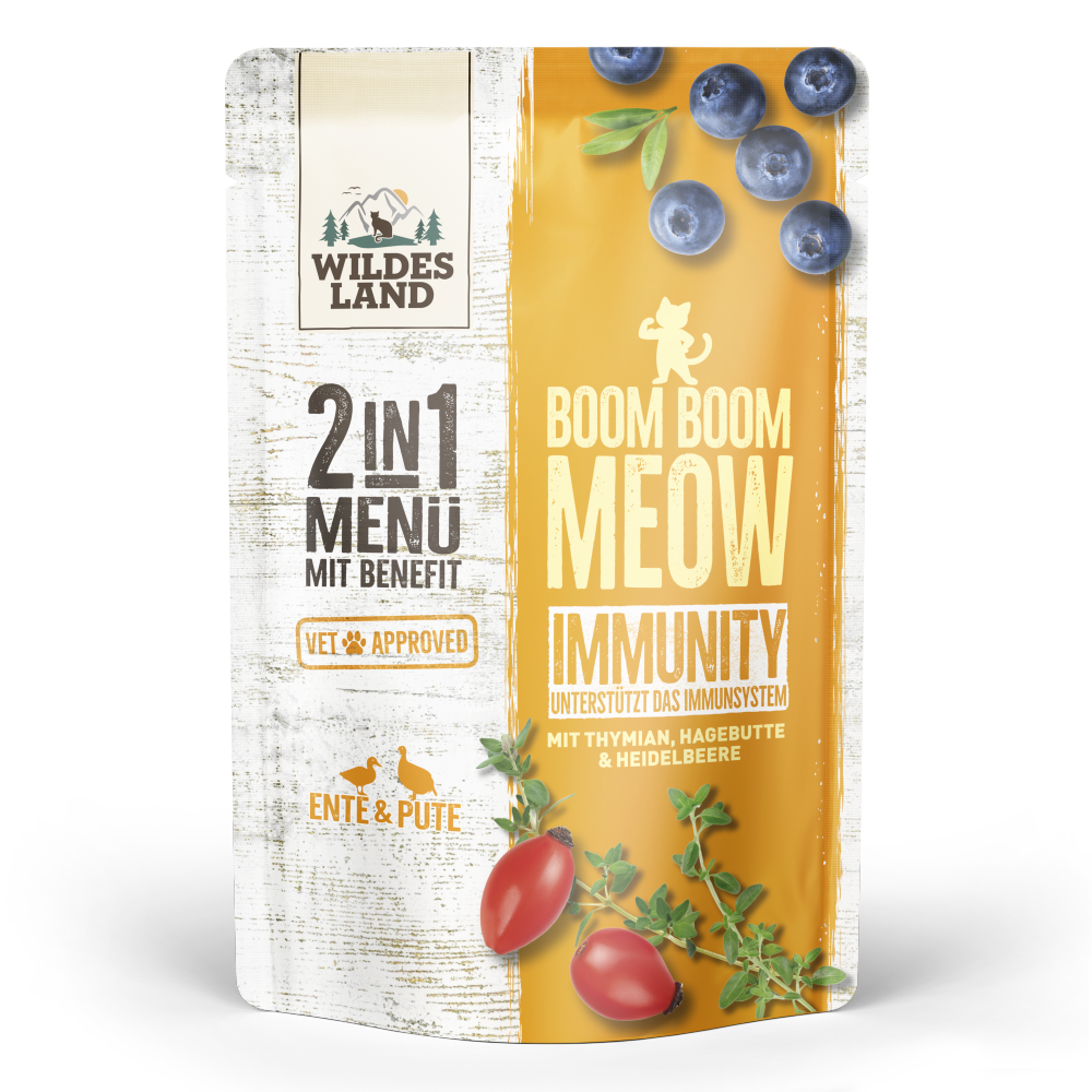 Wildes Land | Immunity | 2in1 Menü mit Benefit | 48 x 85 g von Wildes Land