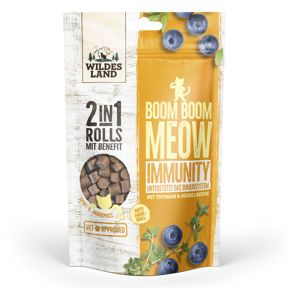Wildes Land | Immunity - Für das Immunsystem | 2in1 Rolls mit Benefit | 8 x 90 g von Wildes Land