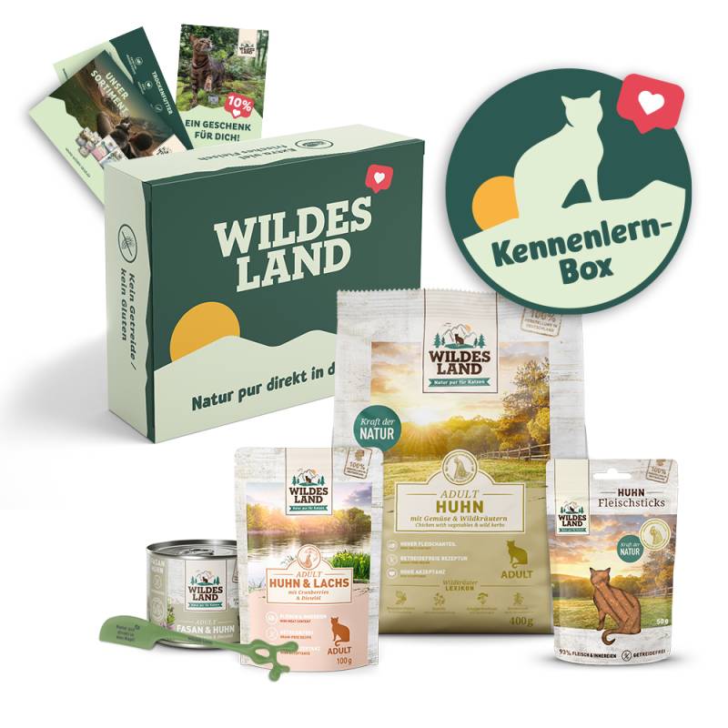Wildes Land | Kennenlernpaket Katze | | 1 Paket Wildes Land | Kennenlernpaket Katze | | 1 Paket von Wildes Land