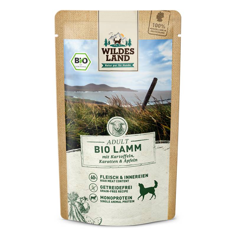 Wildes Land | Lamm mit Kartoffeln & Karotten | BIO Adult | 50 x 125 g von Wildes Land