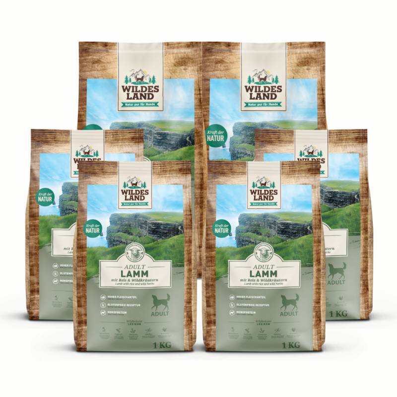 Wildes Land | Lamm mit Reis und Wildkräutern | Classic Adult | 28 kg Wildes Land | Lamm mit Reis und Wildkräutern | Classic Adult | 28 kg von Wildes Land