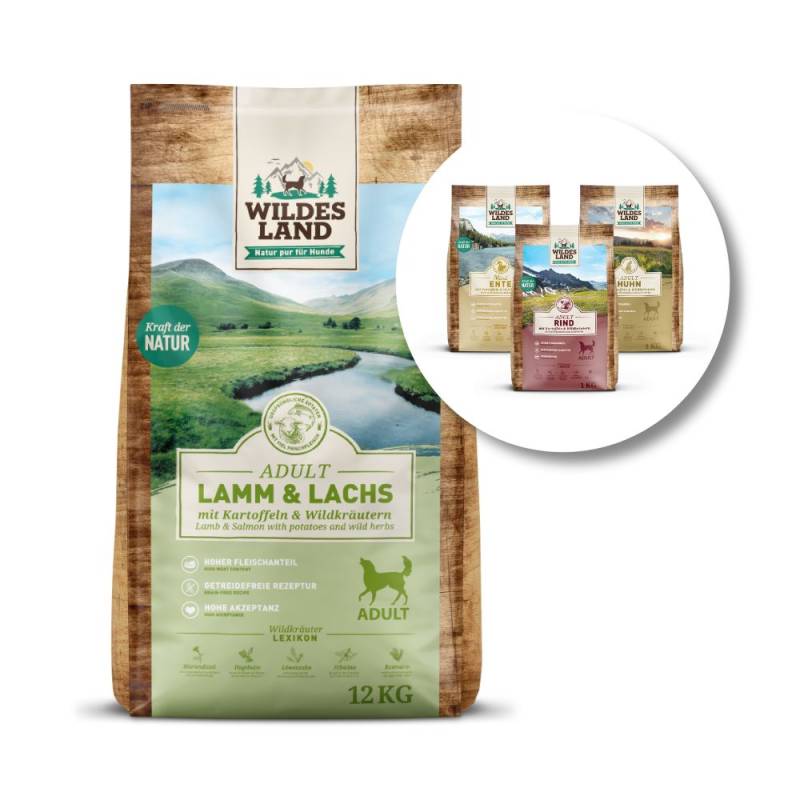 Wildes Land | Lamm und Lachs Aktionspaket | Classic Adult | 1 Paket von Wildes Land