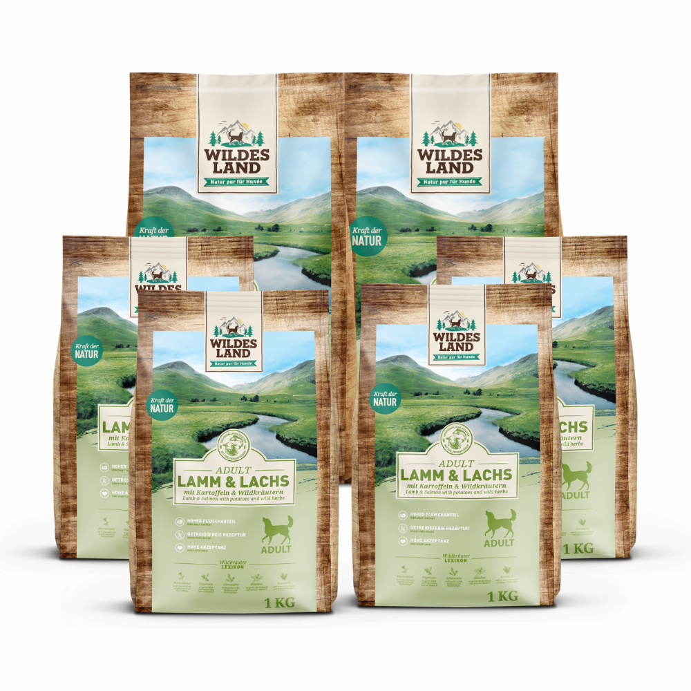 Wildes Land | Lamm & Lachs mit Kartoffel | Classic Adult | 28 kg Wildes Land | Lamm & Lachs mit Kartoffel | Classic Adult | 28 kg von Wildes Land