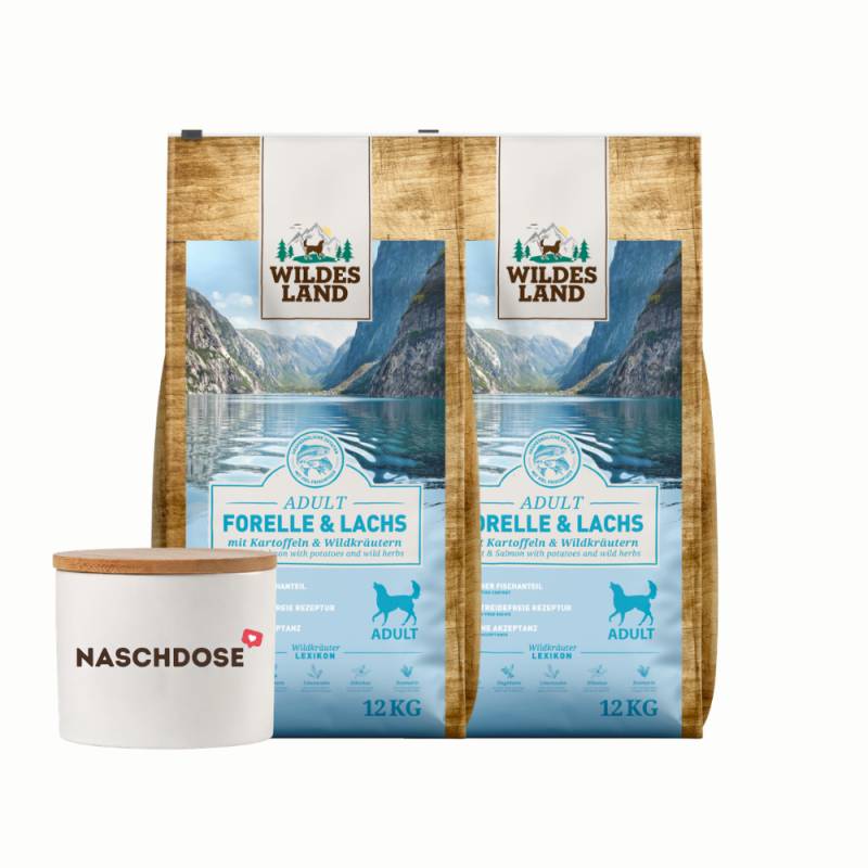 Wildes Land | Lieblingspaket Forelle & Lachs | Classic Adult | 1 Paket von Wildes Land