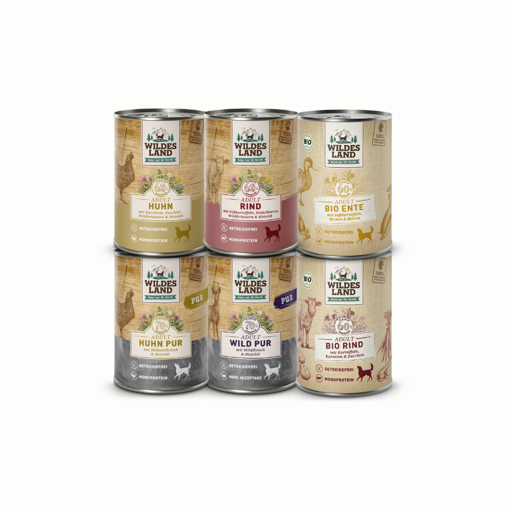 Wildes Land | Nassfutter Favoriten-Paket Hund | | 1 Paket Wildes Land | Nassfutter Favoriten-Paket Hund | | 1 Paket von Wildes Land