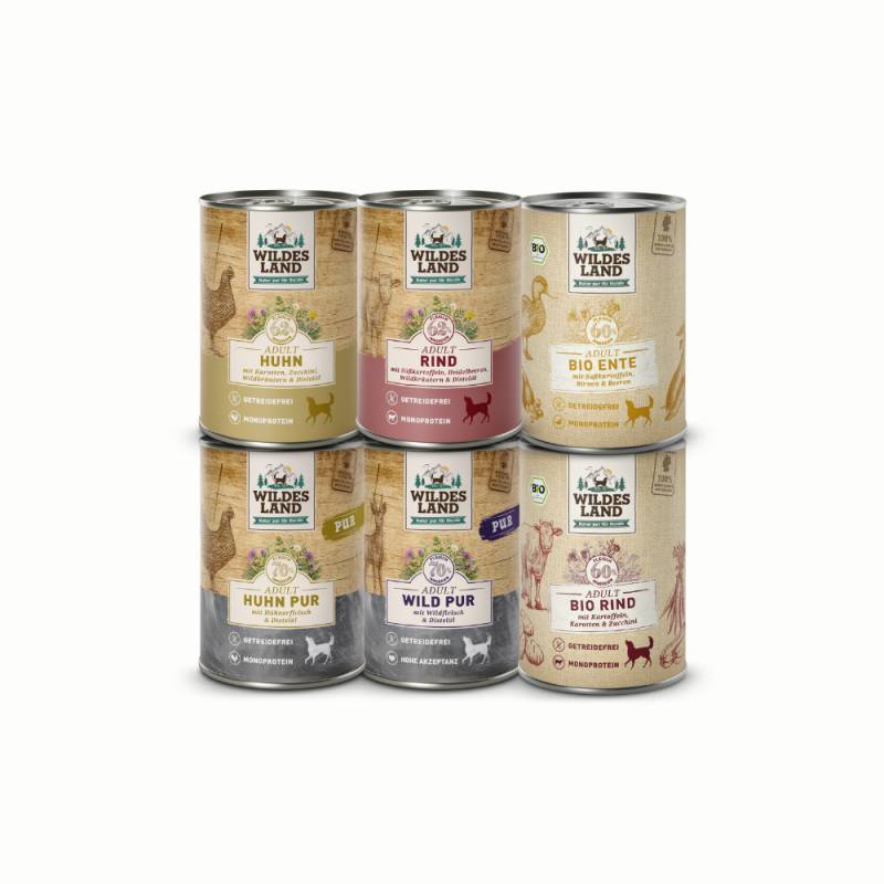 Wildes Land | Nassfutter Favoriten-Paket Hund |  | 1 Paket von Wildes Land