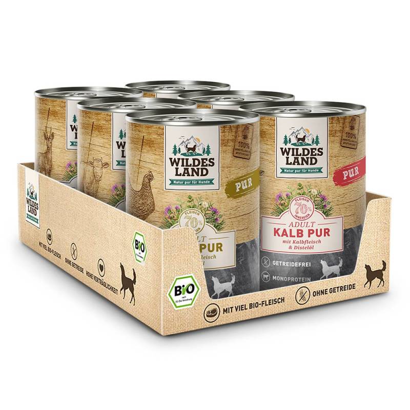 Wildes Land | Nassfutter Mixpaket groß | PUR Adult | 6 x 800 g Wildes Land | Nassfutter Mixpaket groß | PUR Adult | 6 x 800 g von Wildes Land
