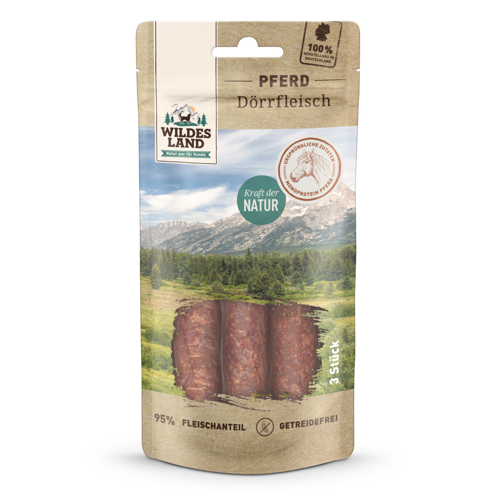 Wildes Land | Pferd | Dörrfleisch | 3 Stück Wildes Land | Pferd | Dörrfleisch | 3 Stück von Wildes Land