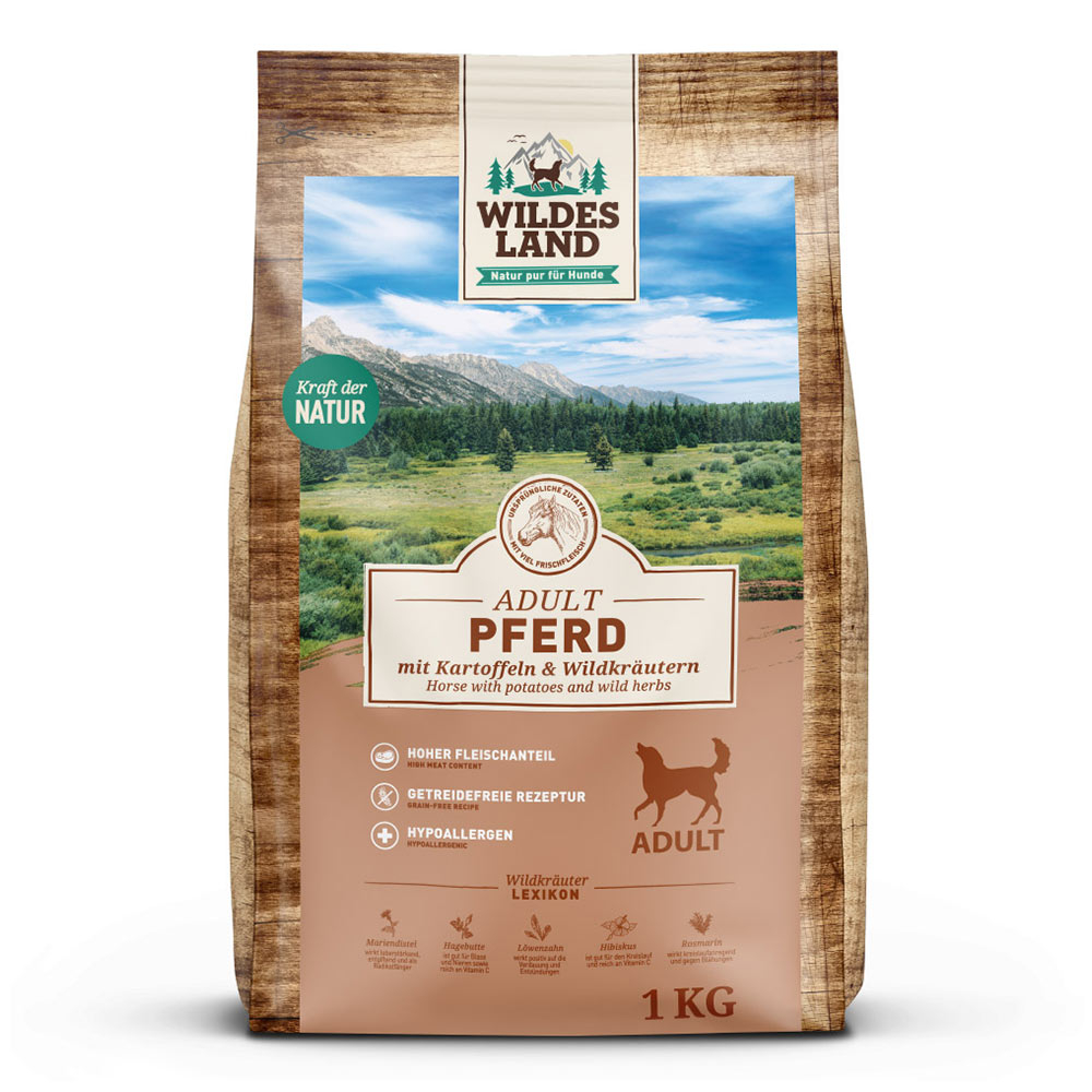 Wildes Land | Pferd mit Kartoffel | Classic Adult | 4 x 1 kg Wildes Land | Pferd mit Kartoffel | Classic Adult | 4 x 1 kg von Wildes Land