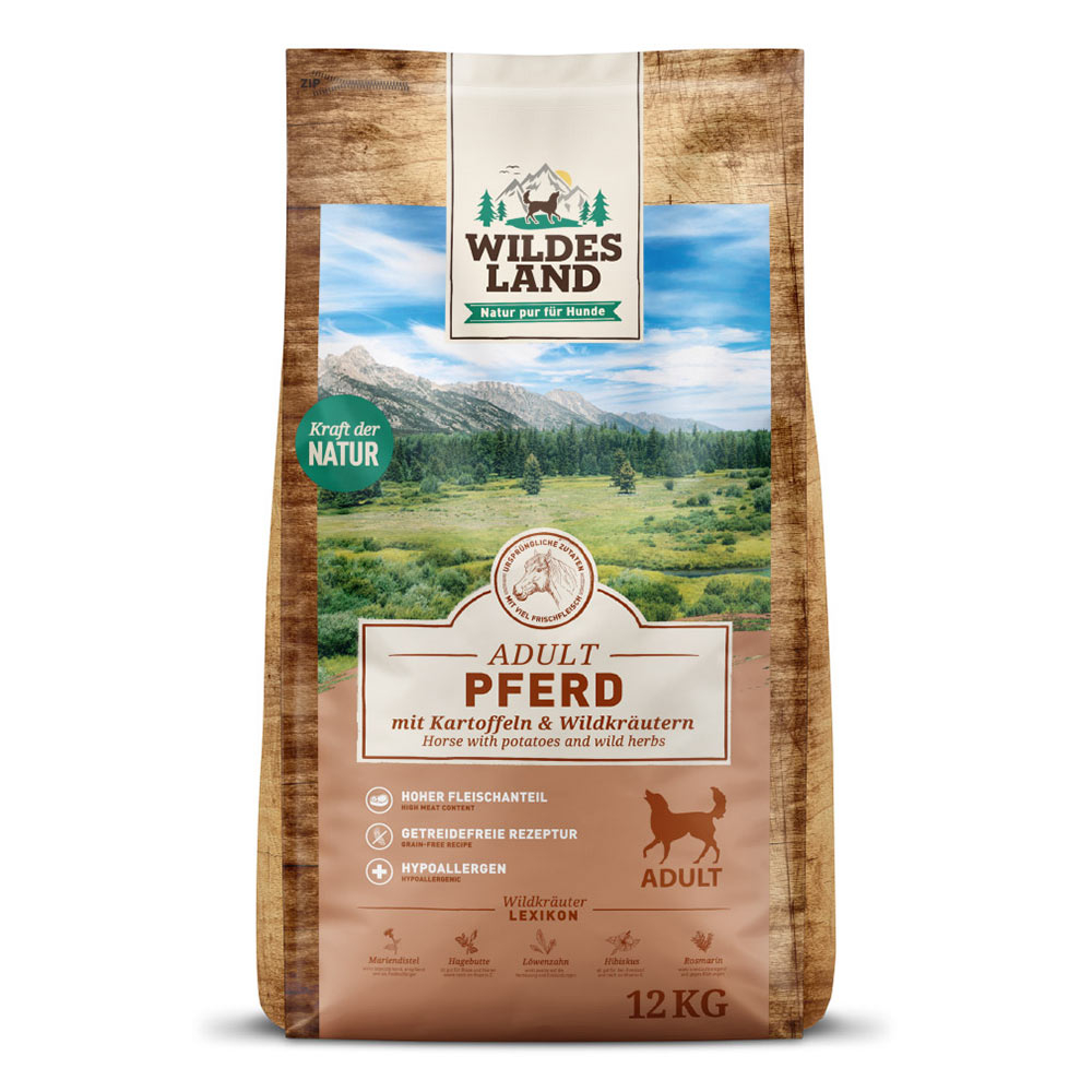 Wildes Land | Pferd mit Kartoffel | Classic Adult | 2 x 12 kg Wildes Land | Pferd mit Kartoffel | Classic Adult | 2 x 12 kg von Wildes Land