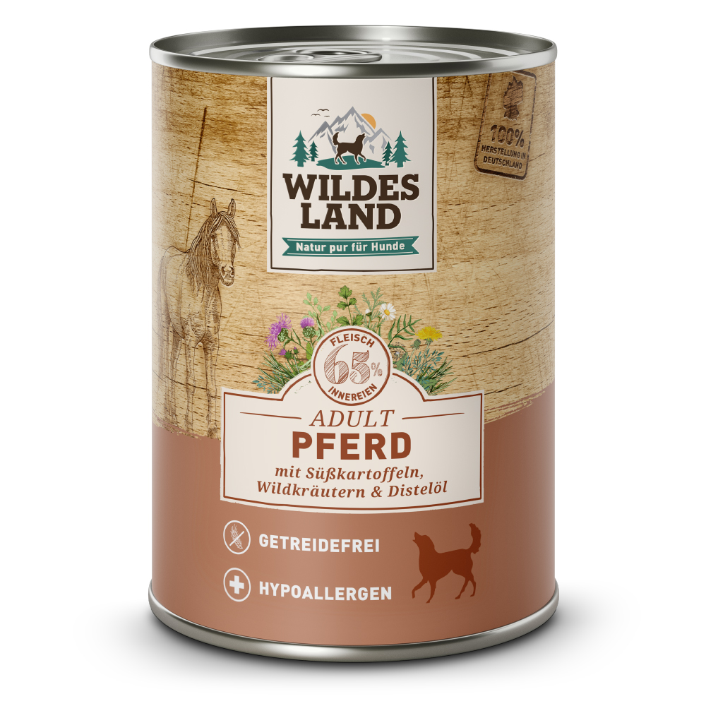 Wildes Land | Pferd mit Süßkartoffel | Classic Adult | 6 x 400 g Wildes Land | Pferd mit Süßkartoffel | Classic Adult | 6 x 400 g von Wildes Land