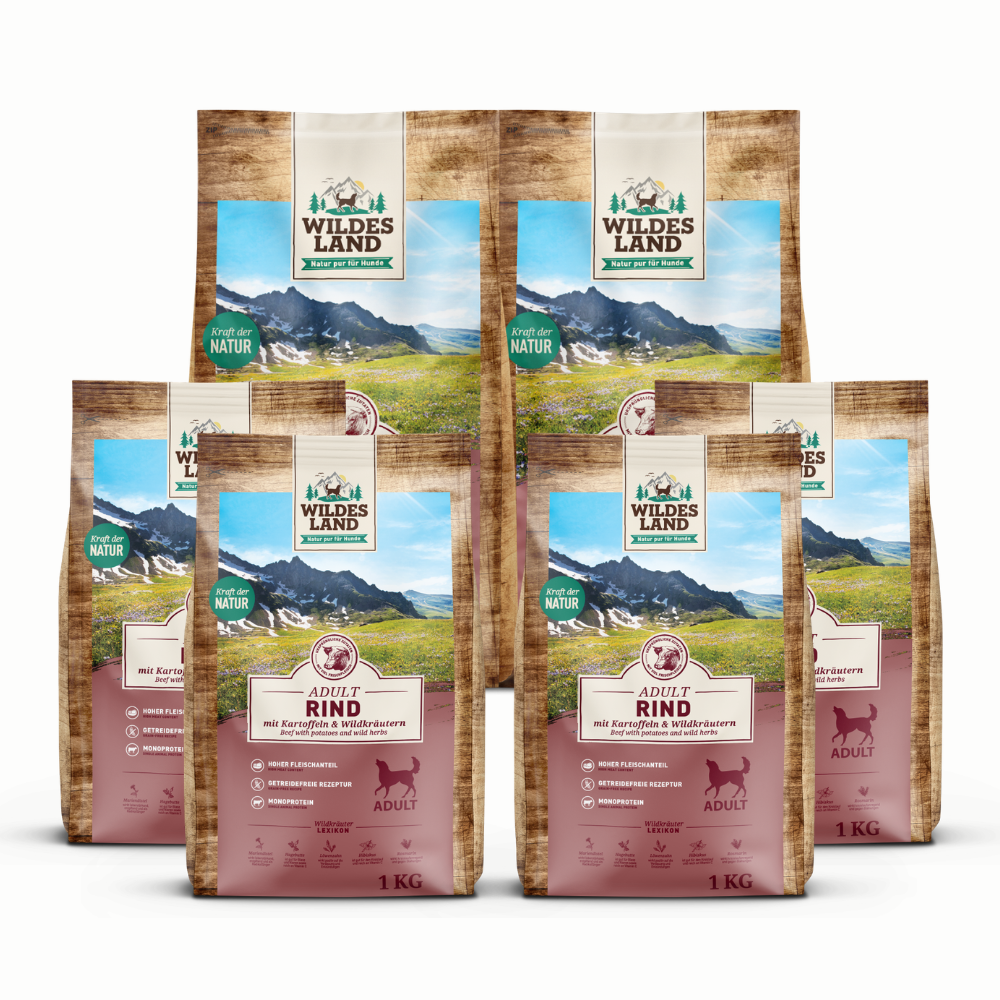 Wildes Land | Rind mit Kartoffel | Classic Adult | 28 kg von Wildes Land