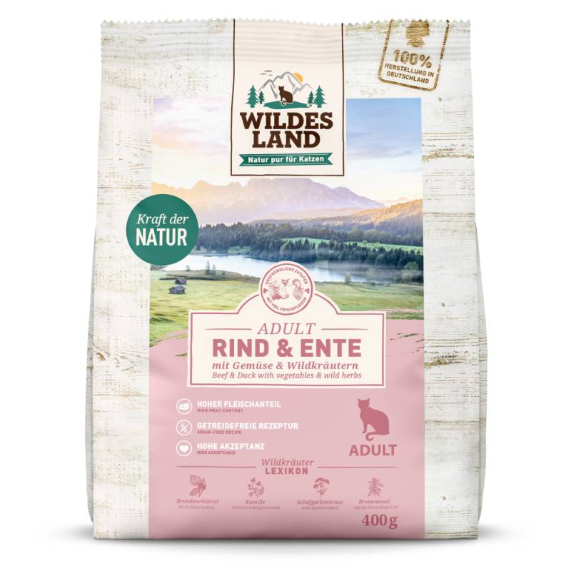 Wildes Land | Rind und Ente | Classic Adult | 7 x 400 g von Wildes Land