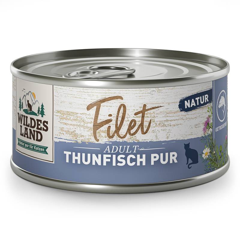 Wildes Land | Thunfisch Pur | Filet | 60 x 80 g von Wildes Land
