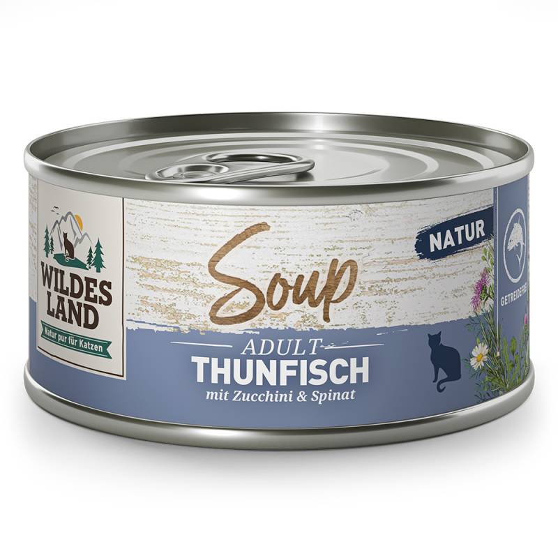 Wildes Land | Thunfisch mit Zucchini & Spinat | Soup | 48 x 80 g von Wildes Land
