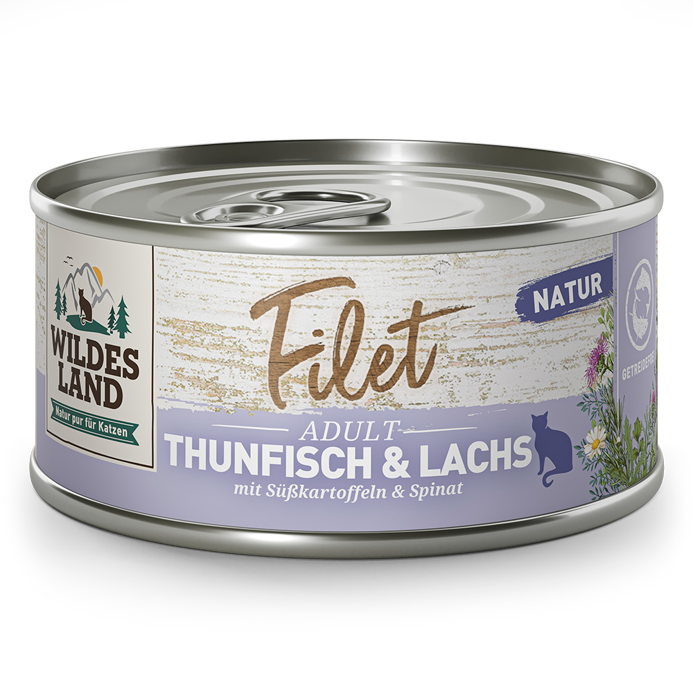 Wildes Land | Thunfisch & Lachs | Filet | 12 x 80 g Wildes Land | Thunfisch & Lachs | Filet | 12 x 80 g von Wildes Land