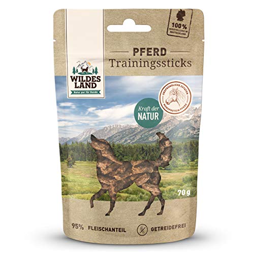 Wildes Land - Trainingssticks Pferd - 8 x 70 g - Snack - Hundesnack von WILDES LAND