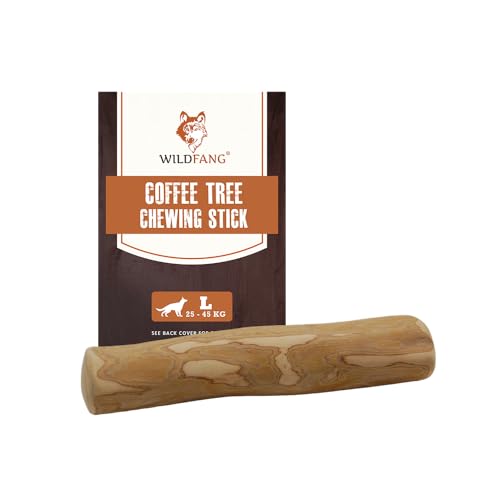 Wildfang® Kaffeeholz Hunde - Robustes Kauholz für Hunde & Welpen, Langlebige Kauwurzel für Hunde, 100% natürliches Kaffeeholz, Splitterarm - XXS für kleine Hunde bis 5 kg von Wildfang