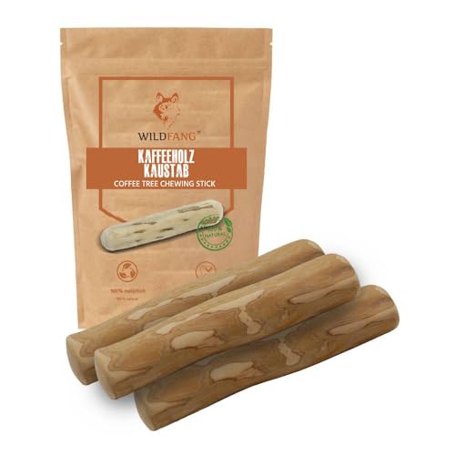 Wildfang® Kaffeeholz Hunde - Robustes Kauholz für Hunde, Kauholz für Hundewelpen, Langlebige Kauwurzel für Hunde, 100% natürliches Kaffeeholz, Beschäftigung für Hunde, 3er Set S für Hunde 15-25 kg… von Wildfang