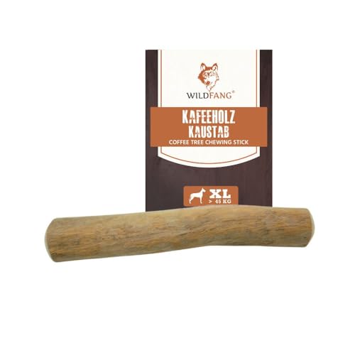 Wildfang® Kaffeeholz Hunde - Robustes Kauholz für Hunde & Welpen, Langlebige Kauwurzel für Hunde, 100% natürliches Kaffeeholz, Beschäftigung für Hunde, Splitterarm - Gr. XL ab 45 kg von Wildfang