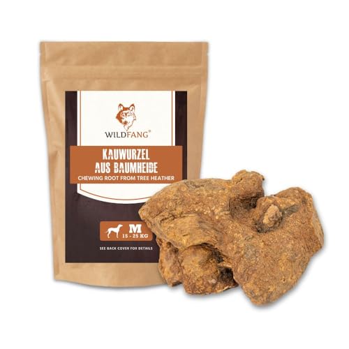 Wildfang® Kauwurzel aus der Baumheide für Hunde, Robustes und Langlebige Kauwurzel Hund, Splitterarmes Kauholz als Hundespielzeug für optimale Zahnpflege für Hunde und Welpen von Wildfang
