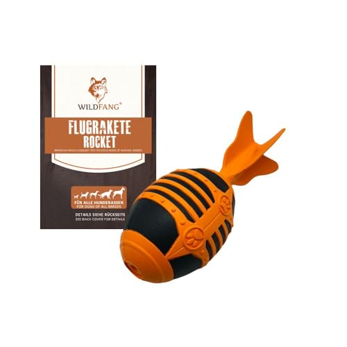 Wildfang® Spielzeug für Hunde aus 100% Naturkautschuk - nahezu unzerstörbar - Kauspielzeug für Hunde - ungiftig - Kauknochen für Hunde - BPA-frei - umweltfreundlich von Wildfang