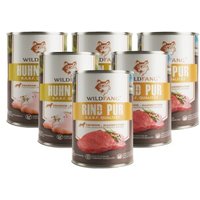 Wildfang Nassfutter Mix 6 x 400g - BARF Qualität Wildfang Nassfutter Mix 6 x 400g - BARF Qualität von Wildfang