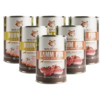 Wildfang Nassfutter Mix 6 x 400g - BARF Qualität von Wildfang