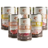 Wildfang Nassfutter Mix 6 x 400g - BARF Qualität von Wildfang