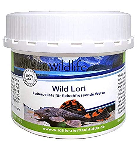 Wildlife WL-999 Wild Lori (900 ml) - Natürliche Futterpellets für fleischfressende Welse von Wildlife