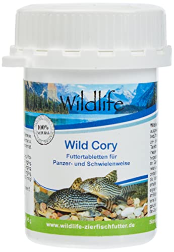 Wildlife Wild Cory Natürliche Futtertabletten für Panzer- und Schwielenwelse, 45 g von Wildlife