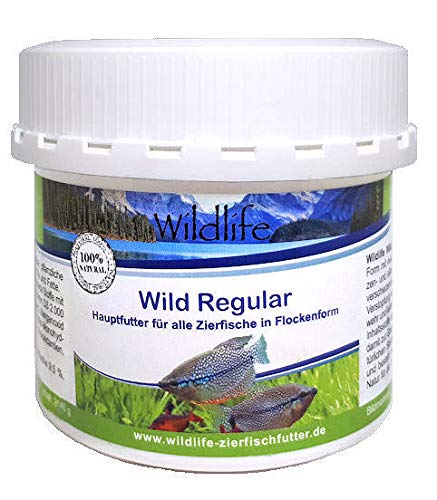 WILDLIFE Wild Regular Hauptfutter für alle Zierfische in Flockenform, 100 g von WILDLIFE
