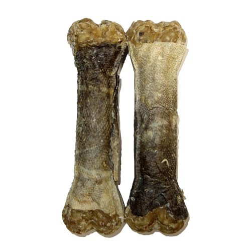 Kauknochen Rind & Dorsch, 2 x 17 cm | natürliche Kauartikel für Hunde | mit Dorsch | getreidefrei | Kauspaß zur Zahnpflege & Beschäftigung | Zutaten aus der EU | ohne Zusatzstoffe Kauknochen Rind & Dorsch, 2 x 17 cm | natürliche Kauartikel für Hunde | mit Dorsch | getreidefrei | Kauspaß zur Zahnpflege & Beschäftigung | Zutaten aus der EU | ohne Zusatzstoffe von Wildsterne
