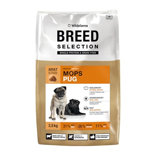 Wildsterne Breed Selection Mops, 2,5 kg von Wildsterne
