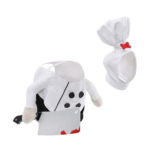 Cook Theme Haustier Kostüm Weich Atmungsaktiv Cosplay Outfit Einfach Zu Tragen Design Für Hunde Haustier Halloween Und Thema Anlass Katzen Cosplay Kostüm Cook Theme Haustier Kostüm Weich Atmungsaktiv Cosplay Outfit Einfach Zu Tragen Design Für Hunde Haustier Halloween Und Thema Anlass Katzen Cosplay Kostüm von Wilgure