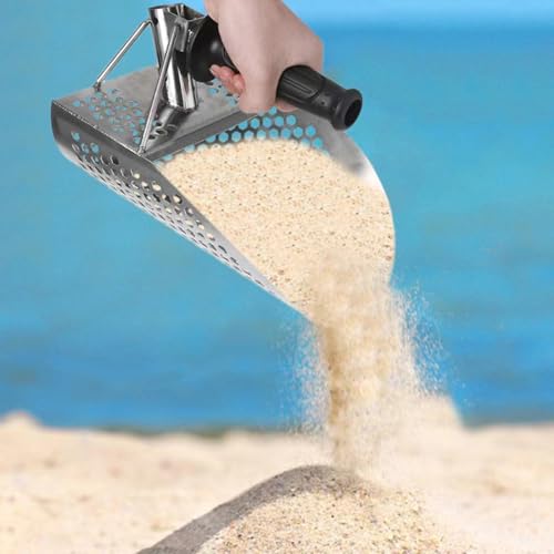 Ergonomischer Sandsieb Mit Metallerkennung Sandschaufel Aus Edelstahl Für Die Schatzsuche Strand Unter Wasser Ergonomischer Sandsieb Mit Metallerkennung Sandschaufel Aus Edelstahl Für Die Schatzsuche Strand Unter Wasser von Wilgure