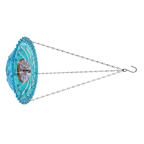 Wilgure Hanging Outdoor Vogelbad Brunnen Solar Power Fountain Zieht Vögel Eichhörnchen Große Kapazität Gartenfuttermittel Wildtierattrinktor Gartenbrunnen Feeder von Wilgure