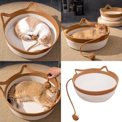 Wilgure Katzen Welpen Bettkorb Basis Kratzfester Korb Für Kleine Bis Große Haustiere Kreatives Haustierbett Nest Wilgure Katzen Welpen Bettkorb Basis Kratzfester Korb Für Kleine Bis Große Haustiere Kreatives Haustierbett Nest von Wilgure