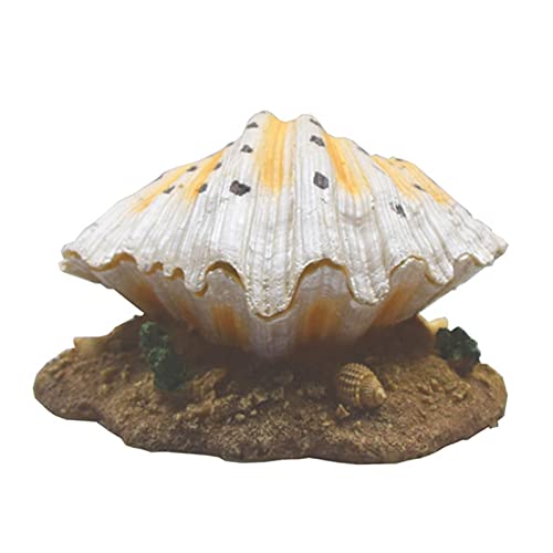 Wilgure Luftblasenstein für Aquarien, künstlich für Muscheln, Aquarium-Ornamente, Polyresin, Landschaftsdekorationen, Luftstein-Dekorationen für Aquarien von Wilgure