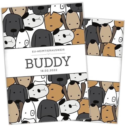 Wilhelm Fell Hülle für den EU-Heimtierausweis für Tiere I Personalisierbar mit Namen oder Geburtsdatum I Persönliche Geschenkidee für Haustierbesitzer I Schutzhülle für den Heimtierausweis (Buddy) Wilhelm Fell Hülle für den EU-Heimtierausweis für Tiere I Personalisierbar mit Namen oder Geburtsdatum I Persönliche Geschenkidee für Haustierbesitzer I Schutzhülle für den Heimtierausweis (Buddy) von Wilhelm Fell