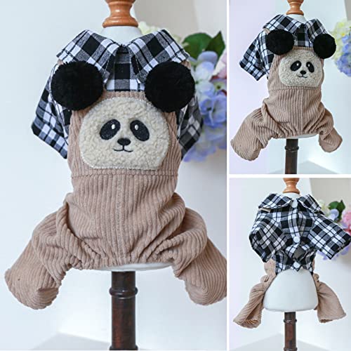 Wilitto Haustier-Overall, weich, bequem, Frühlings- und Sommer-Hundekleidung, weinrote Streifen-Trägerhose, gestreifte Strampler-Kleidung, Heimtierbedarf Kaffee M Wilitto Haustier-Overall, weich, bequem, Frühlings- und Sommer-Hundekleidung, weinrote Streifen-Trägerhose, gestreifte Strampler-Kleidung, Heimtierbedarf Kaffee M von Wilitto