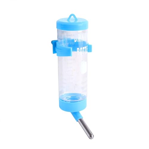 Haustier-Wasserbrunnen mit Kunststoffschnalle, Hamstertrinken, hier ist ein Produkttitel für die Auflistung der Flaschenwaage, kein Tropfen, auslaufsicherer Hängespender, blau, 500 ml Haustier-Wasserbrunnen mit Kunststoffschnalle, Hamstertrinken, hier ist ein Produkttitel für die Auflistung der Flaschenwaage, kein Tropfen, auslaufsicherer Hängespender, blau, 500 ml von Wilitto