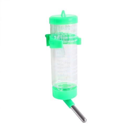 Haustier-Wasserbrunnen mit Kunststoffschnalle, Hamstertrinken, sicher, hier ist ein Produkttitel zum Auflisten, Flaschenwaage, kein Tropfen, auslaufsicherer Hängespender, Grün, 125 ml Haustier-Wasserbrunnen mit Kunststoffschnalle, Hamstertrinken, sicher, hier ist ein Produkttitel zum Auflisten, Flaschenwaage, kein Tropfen, auslaufsicherer Hängespender, Grün, 125 ml von Wilitto