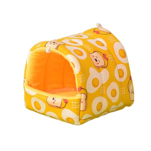 Meerschweinchen-Höhlenbett-Versteck, Bett für kleine Haustiere, holländisches Schwein, Hamsternest, Igel, Ratte, Chinchilla, Guinea Habitat, Mini-Haus, großes, warmes, gemütliches Haus im Winter Meerschweinchen-Höhlenbett-Versteck, Bett für kleine Haustiere, holländisches Schwein, Hamsternest, Igel, Ratte, Chinchilla, Guinea Habitat, Mini-Haus, großes, warmes, gemütliches Haus im Winter von Wilitto