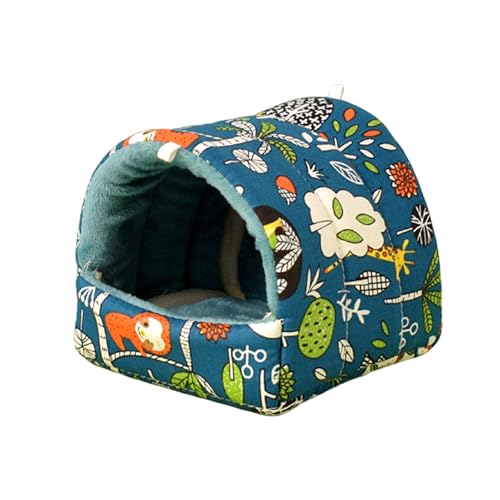 Meerschweinchen-Höhlenbett-Versteck, Bett für kleine Haustiere, holländisches Schwein, Hamsternest, Igel, Ratte, Chinchilla, Guinea Habitat, Mini-Haus, großes, warmes, gemütliches Haus im Winter Meerschweinchen-Höhlenbett-Versteck, Bett für kleine Haustiere, holländisches Schwein, Hamsternest, Igel, Ratte, Chinchilla, Guinea Habitat, Mini-Haus, großes, warmes, gemütliches Haus im Winter von Wilitto
