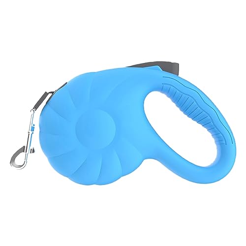 Wilitto 4,8 m verlängerte einziehbare Hundeleine, Macaron, multifunktional, langlebig, geräuschfrei, Steuertaste, 4,8 m, ausziehbar, rostfrei, drehbar, blau, 5 m Wilitto 4,8 m verlängerte einziehbare Hundeleine, Macaron, multifunktional, langlebig, geräuschfrei, Steuertaste, 4,8 m, ausziehbar, rostfrei, drehbar, blau, 5 m von Wilitto