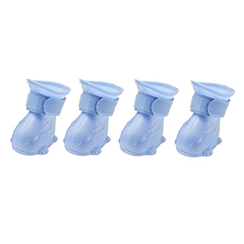 Wilitto 4 x Haustierschuhe, wasserdichte Hundeschuhe für Hunde, Sicherheit, Welpen-Hundestiefel und Pfotenschutz für den Winter, rutschfest, für Katzen, Hunde, Pfoten, Nagel, Regenstiefel, Wilitto 4 x Haustierschuhe, wasserdichte Hundeschuhe für Hunde, Sicherheit, Welpen-Hundestiefel und Pfotenschutz für den Winter, rutschfest, für Katzen, Hunde, Pfoten, Nagel, Regenstiefel, von Wilitto