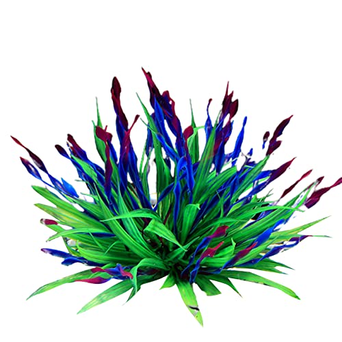 Wilitto Aquarium-Pflanze, realistisches Aussehen, Versteck, Dekoration, Kunststoff, künstliche Seegras, Dekoration für Zuhause, Wasserpflanze von Wilitto